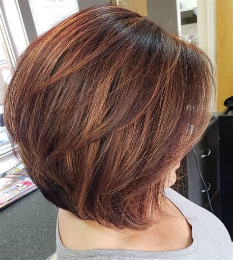 layered bob for medium length hair|trendy medium length bob hairstyles.